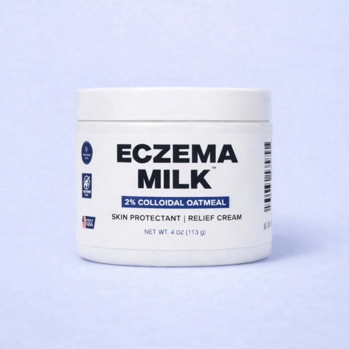 ECZEMA MILK 4 oz SKIN PROTECTANT RELIEF CREAM